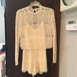 Saylor lace romper